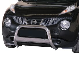 Frontschutzbügel 63mm Edelstahl schwarz für Nissan Juke Baujahr 2010 bis 2016