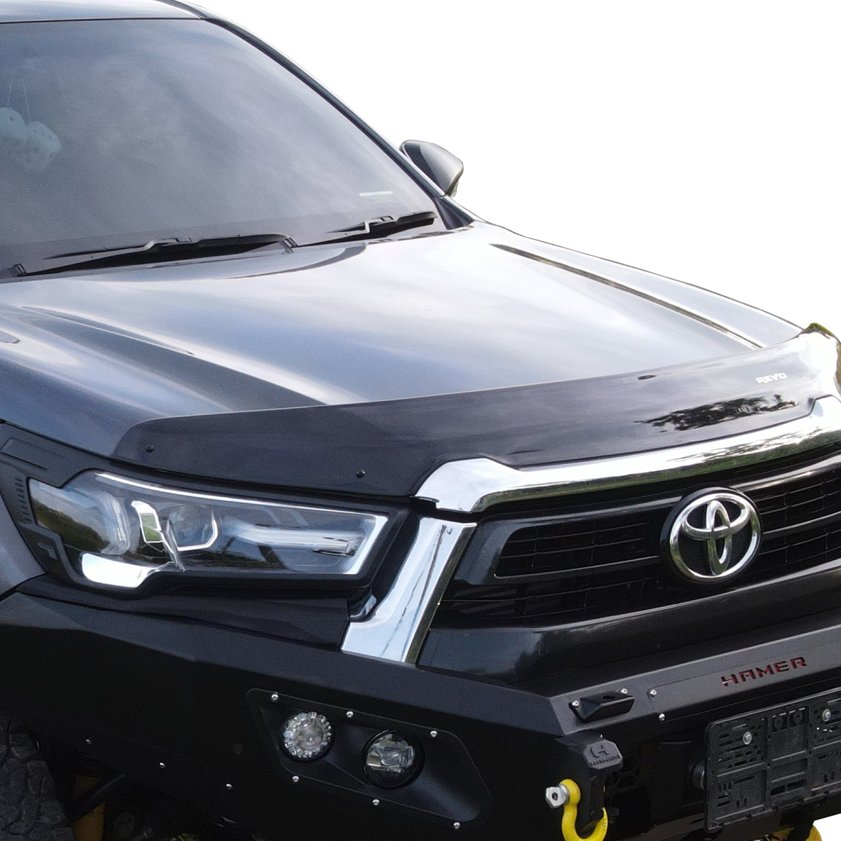Motorhaubenschutz Steinschlagschutz passend für Toyota Hilux ab Bauja